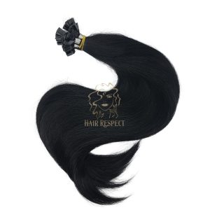 Ekstenzije sa keratinom za nadogradnju kose 55cm - VIRGIN HAIR - Nijansa 1