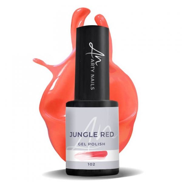 Arty Nails trajni lak 5ml - Jungle Red (NEON)