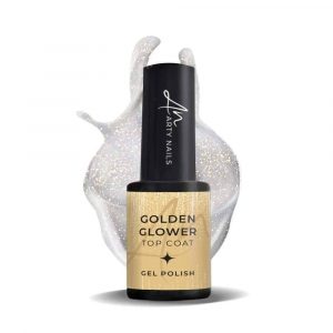 Arty Nails Glower top coat 5ml - Golden Glower