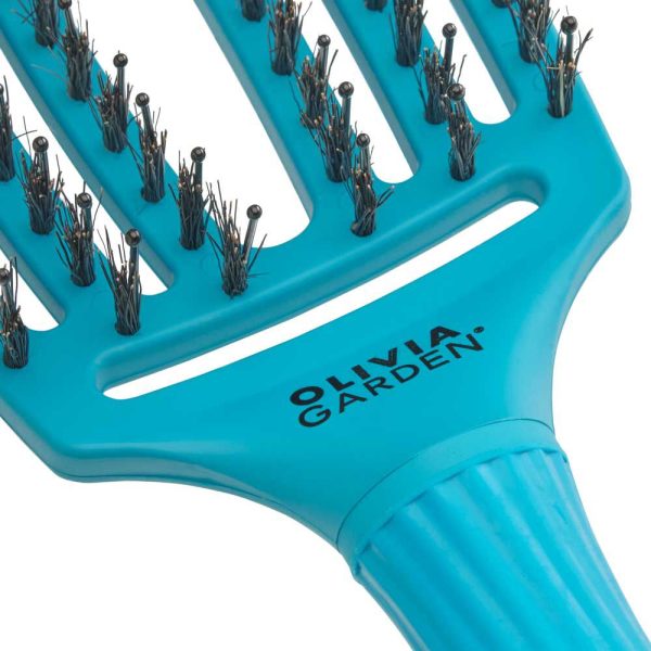 Četka za raščešljavanje Olivia Garden Nylon Mix Blue Lagoon – Fingerbrush