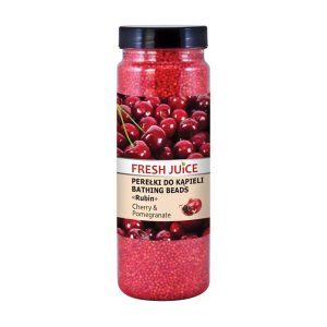 Perle za kupanje i pedikuru Fresh Juice 450 g – Cherry & Pomegranate Rubin