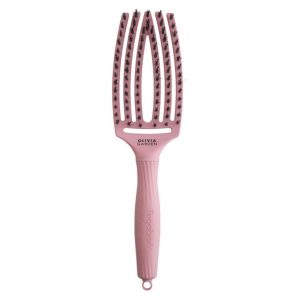 Četka za raščešljavanje Olivia Garden Nylon Mix Soft Pink – Fingerbrush