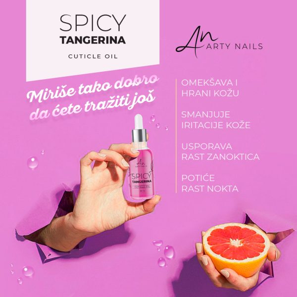 Arty Nails ulje za zanoktice 30ml - Spicy Tangerina - Image 2