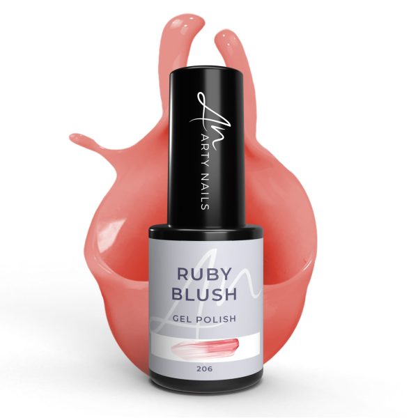 Arty Nails trajni lak 5ml - 206 Ruby Blush (Hema, Di-Hema, TPO free)
