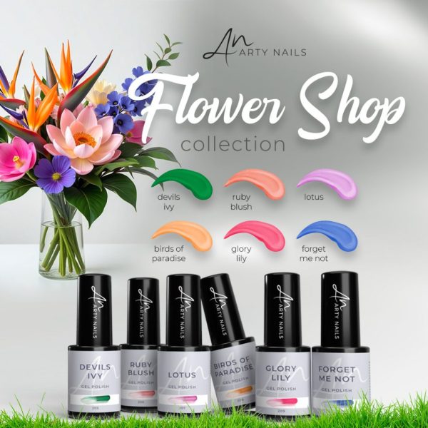 Arty Nails Flower Shop trajni lakovi