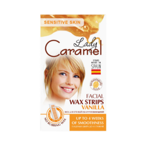 Trakice za depilaciju s voskom Lady Caramel Lice Vanilla – 12 kom