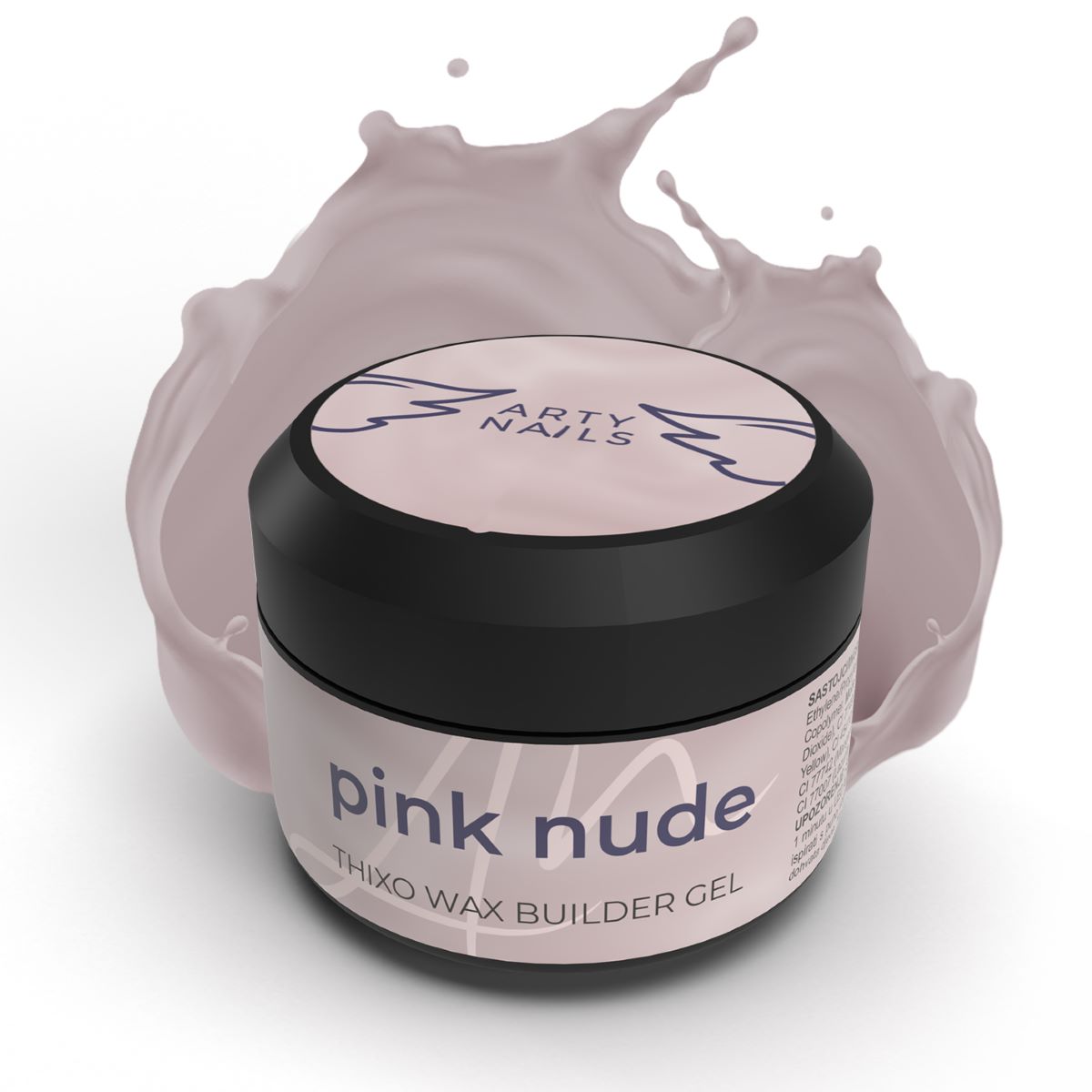 Arty Nails Thixo Wax gradivni gel - Pink Nude