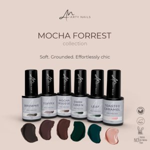 Arty Nails Mocha Forest kolekcija trajnih lakova (Hema, Di-Hema, TPO free)
