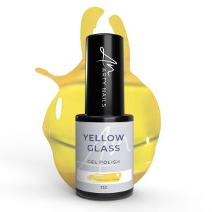 Arty Nails trajni lak 5ml - 132 Yellow Glass (Hema, Di-Hema, TPO free)