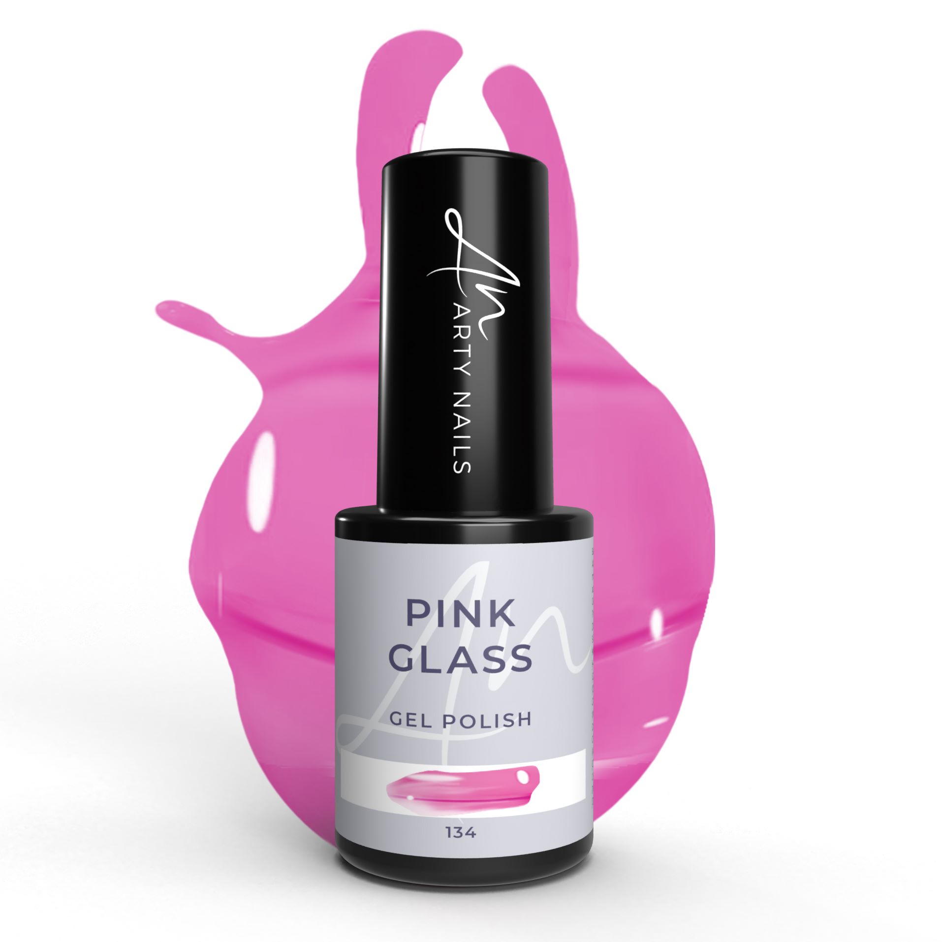 Arty Nails trajni lak 5ml - 134 Pink Glass (Hema, Di-Hema, TPO free)