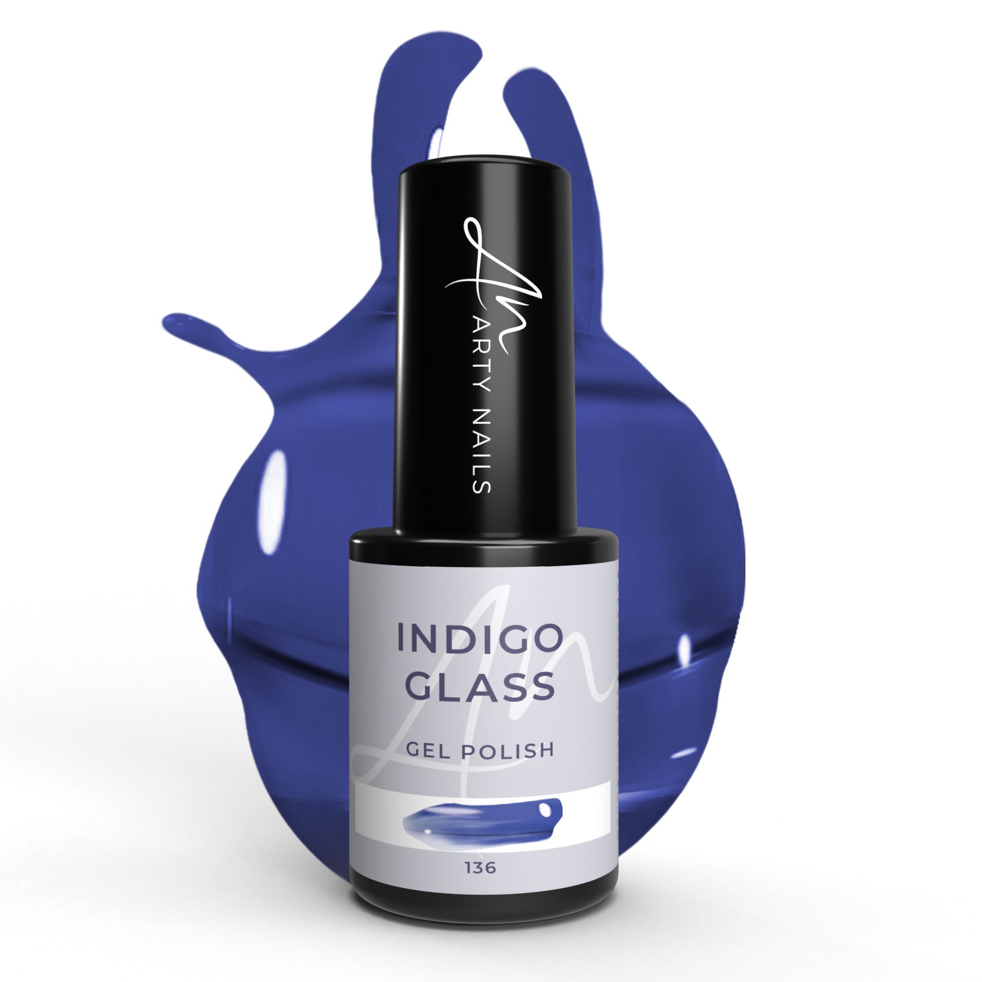 Arty Nails trajni lak 5ml - 136 Indigo Glass (Hema, Di-Hema, TPO free)